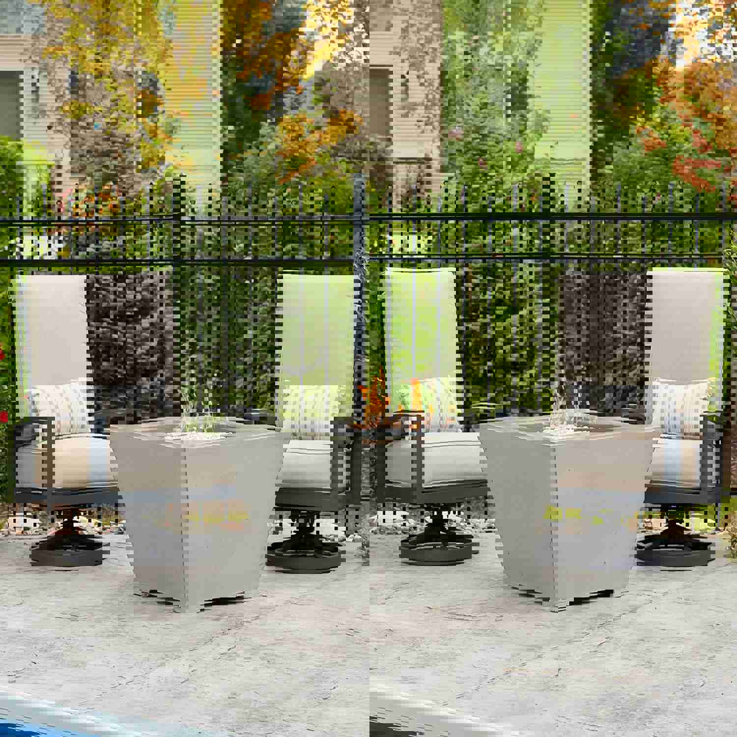 Cove Square Gas Fire Pit Bowl