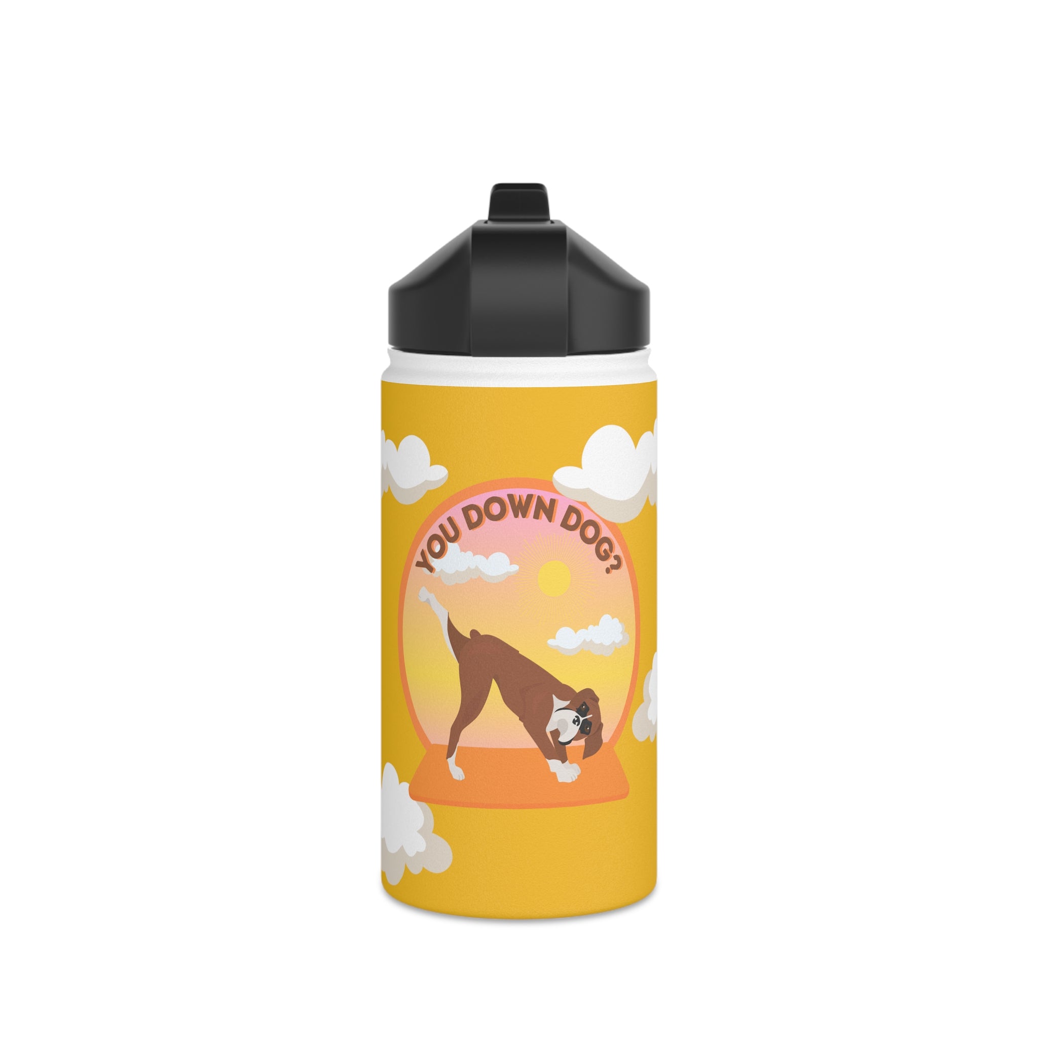 You Down Dog? Boxer in the Clouds 20 oz Insulated Travel Mug