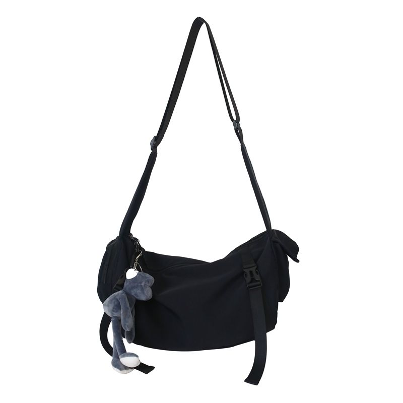 Lkblock Japanese Functional Nylon Sling Bag for Women - Large Capacity Casual Crossbody Messenger Bag