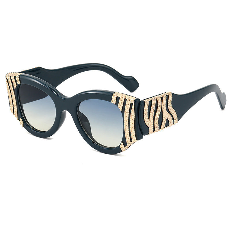 Net Red Sunglasses Female Ins Trend Fashion Sunglasses Female Leopard Glasses