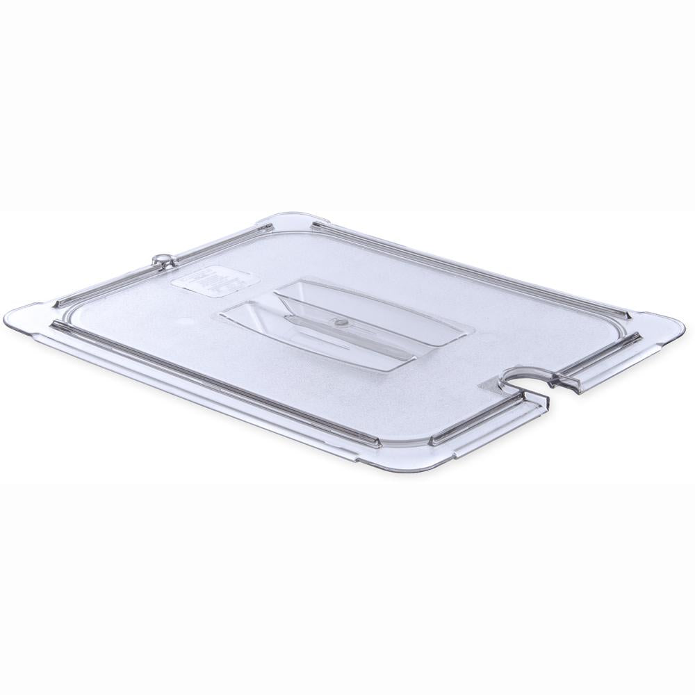 Carlisle 10231U-07 1/2 Size Notched Universal Clear Polycarbonate Food Pan Lid