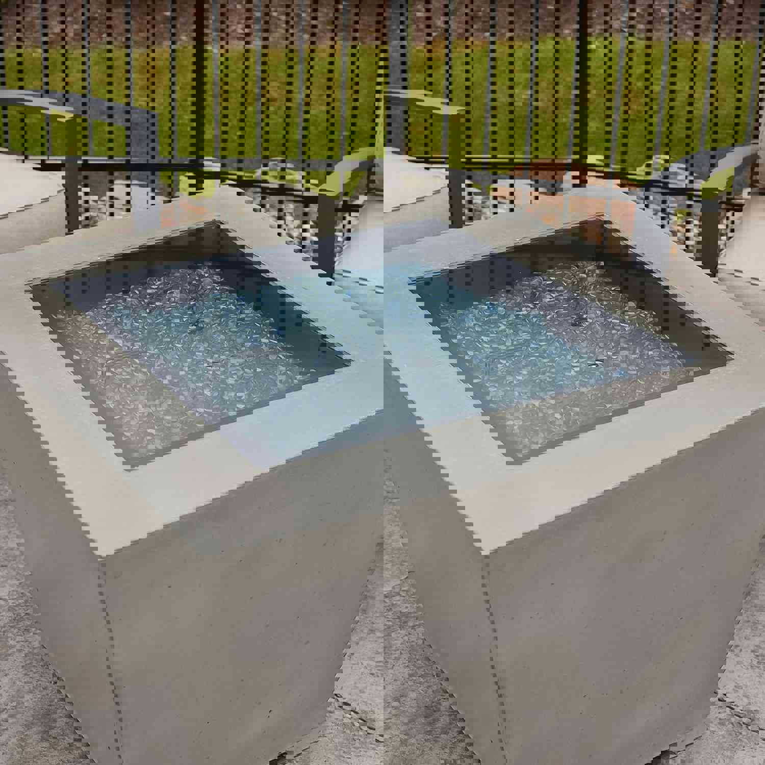 Cove Square Gas Fire Pit Bowl