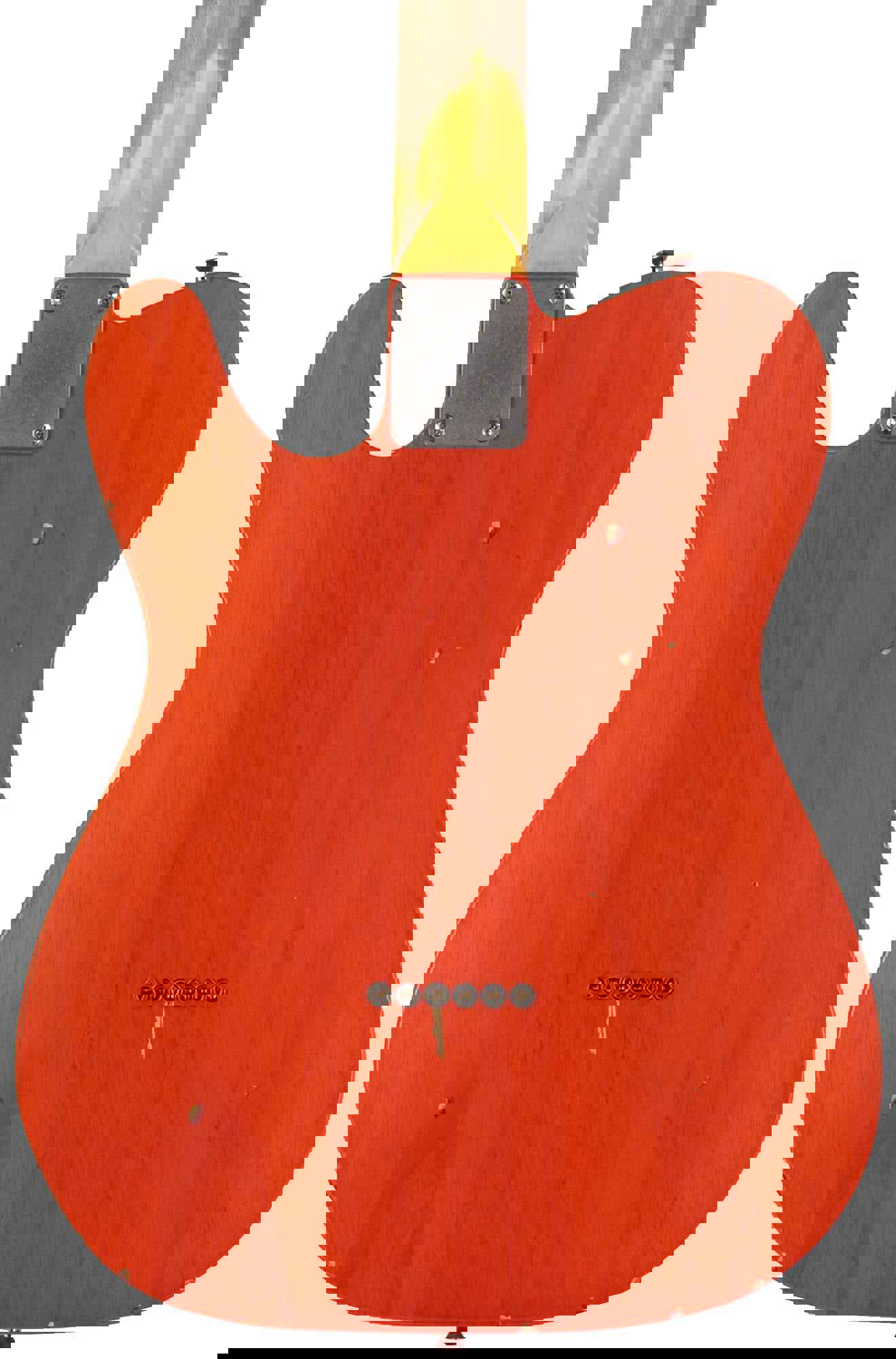 Nash E-1HB Guitar, Gretsch Orange, Lollartron, Light Aging