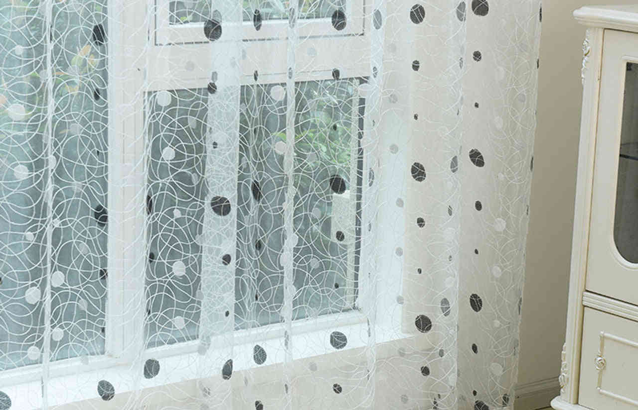 Dolce Mela Sheer Curtain Panels - Pearly 60x100H