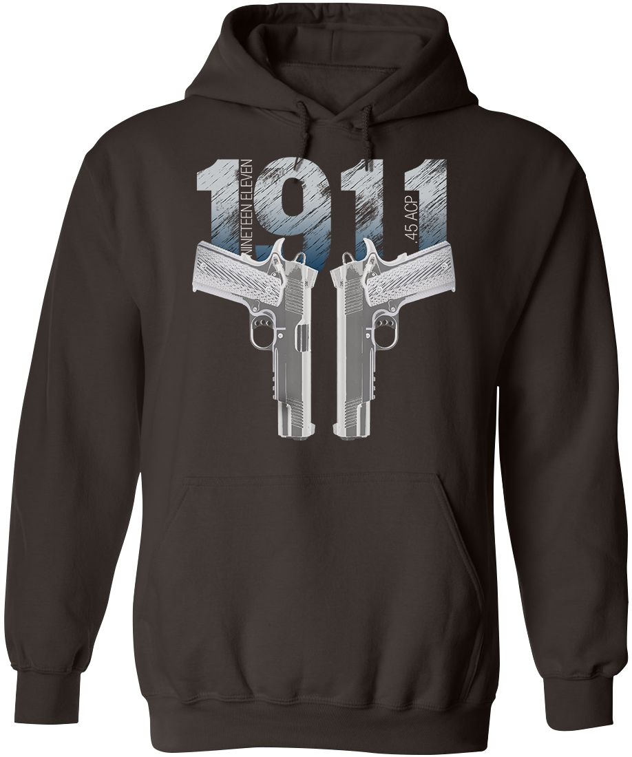 Colt 1911 Handgun Hoodie - Unique Design for Gun Enthusiasts