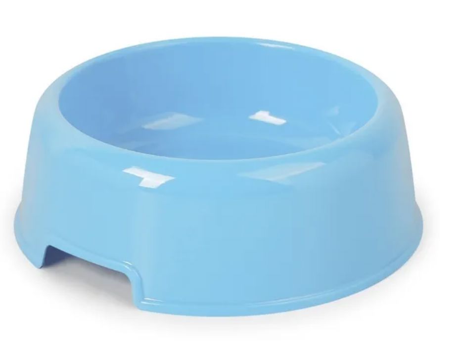 Candy Color Plastic Pet Bowl for Dog and Cat Feeding