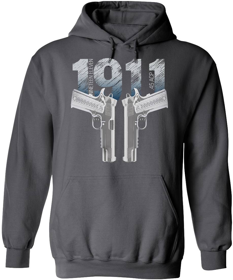 Colt 1911 Handgun Hoodie - Unique Design for Gun Enthusiasts