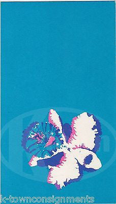 United Airlines JFK Airport Blue Carpet Vintage In-Flight Dinner & Drink Menu