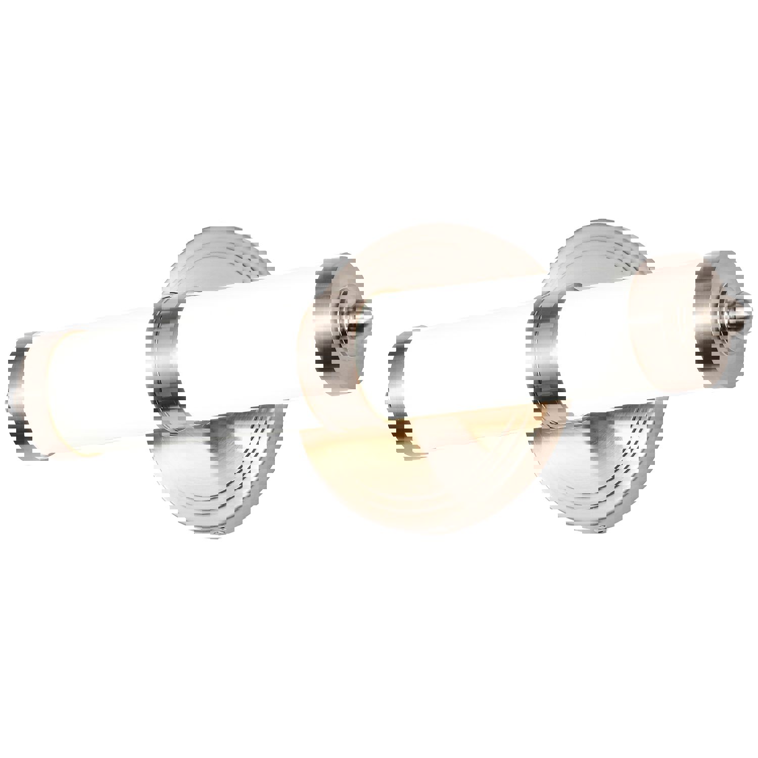 SATCO/NUVO Kagen Small Vanity LED Light with Brushed Nickel Finish and White Acrylic Lens