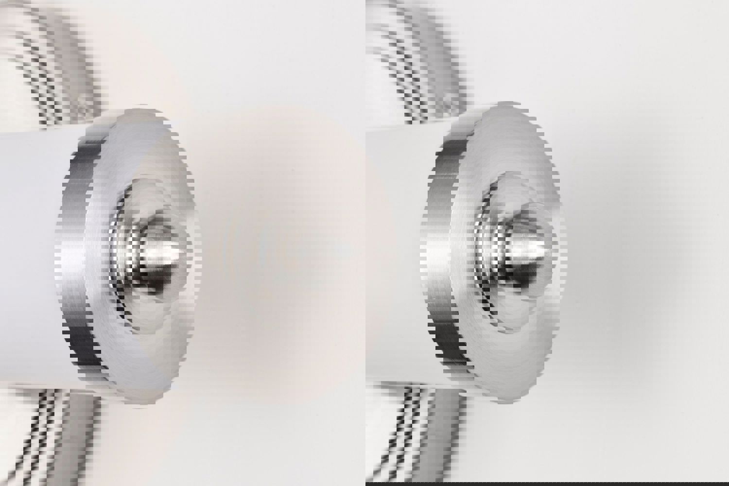 SATCO/NUVO Kagen Small Vanity LED Light with Brushed Nickel Finish and White Acrylic Lens