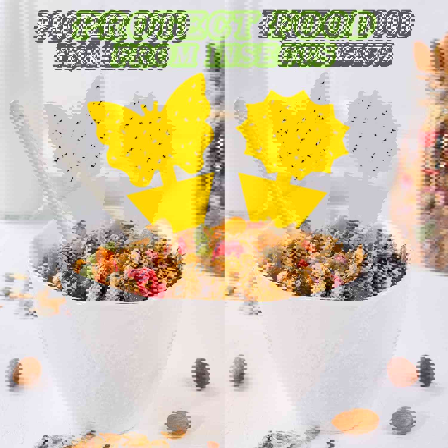 96PCS Yellow Sticky Traps for Fruit Flies, Fungus Gnats, and Flying Insects