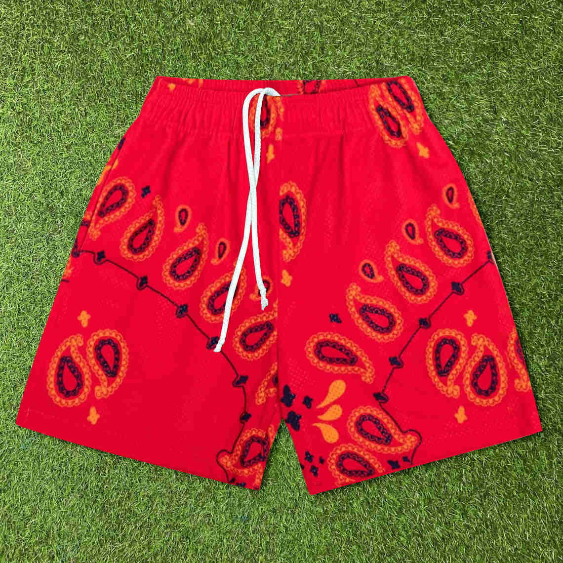 Fashion Cashew Flower Sports Trend Shorts