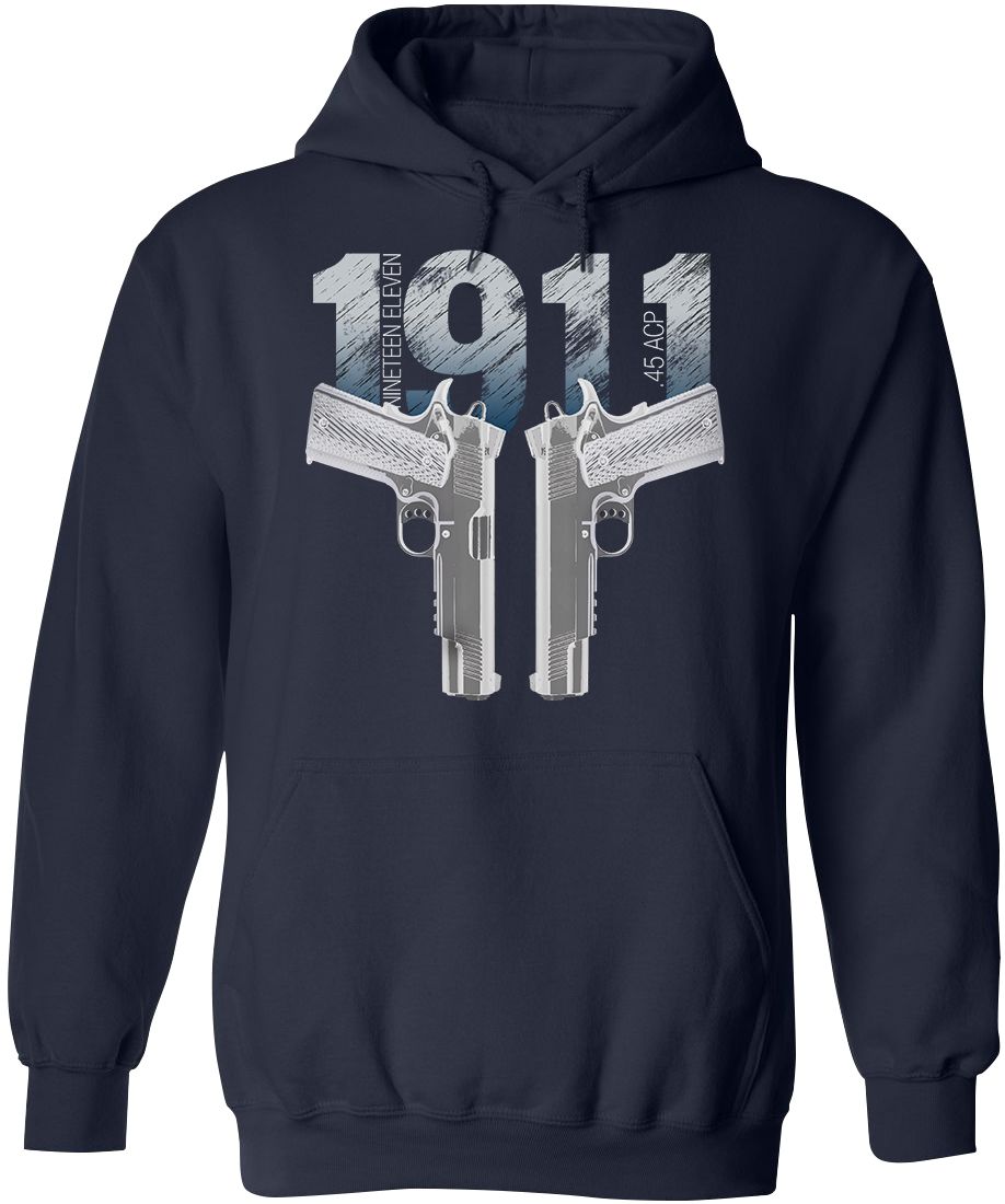 Colt 1911 Handgun Hoodie - Unique Design for Gun Enthusiasts