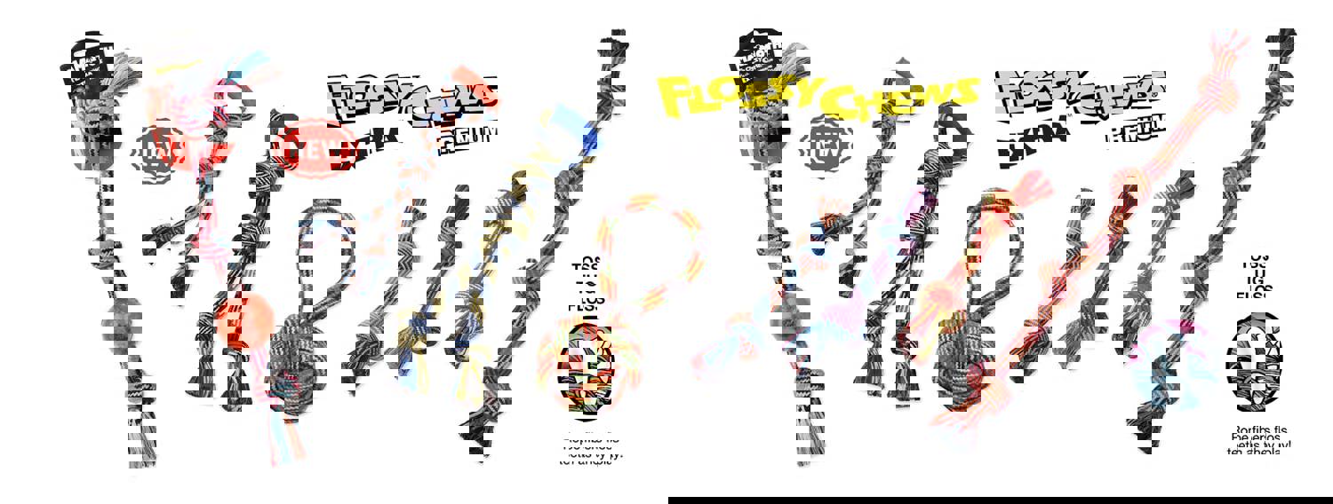 Mammoth® Flossy Chews® Extra™ Braided Toys for Dogs