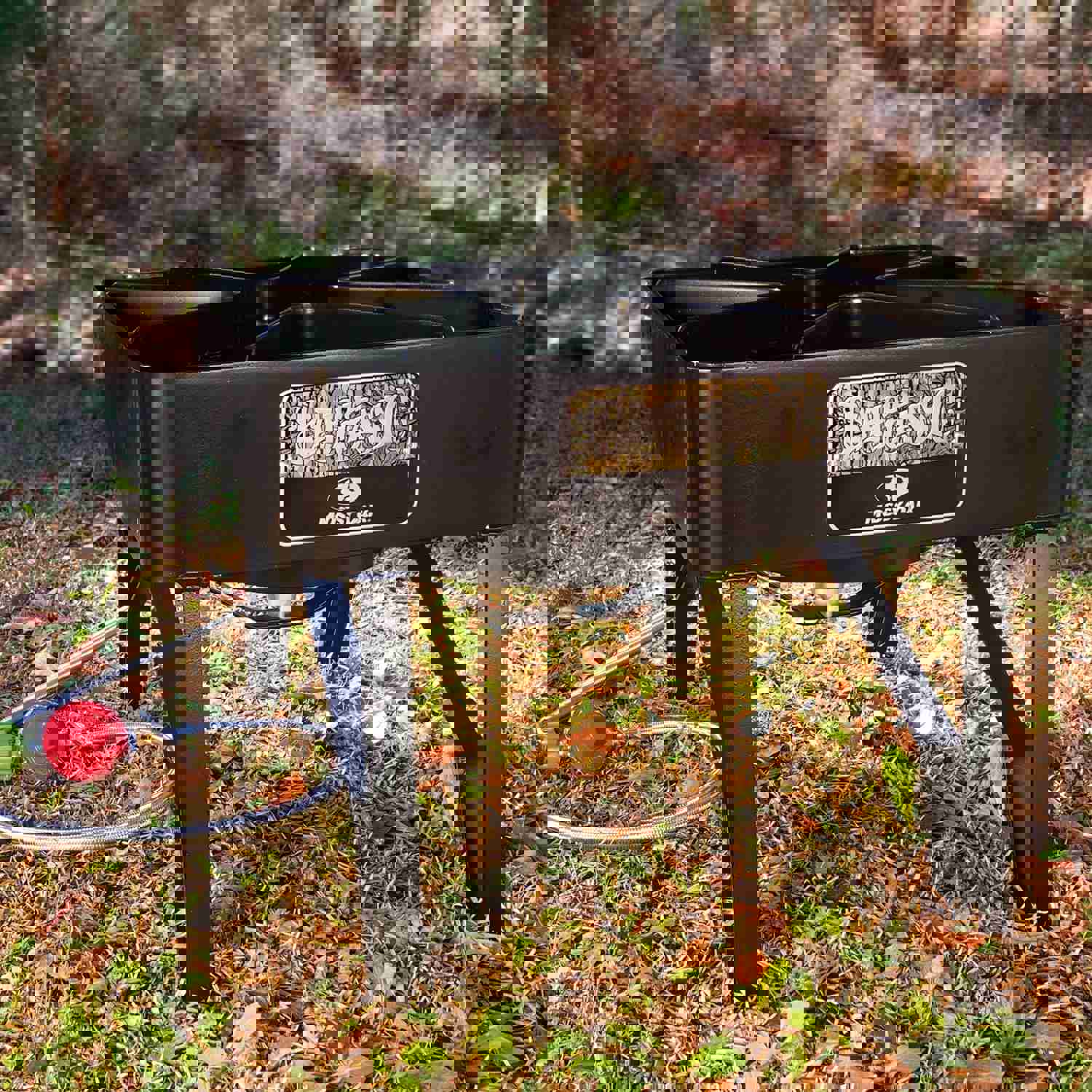 Mossy Oak® Outdoor Cooker with Gear Bag - Versatile Camping and Backyard Cooking