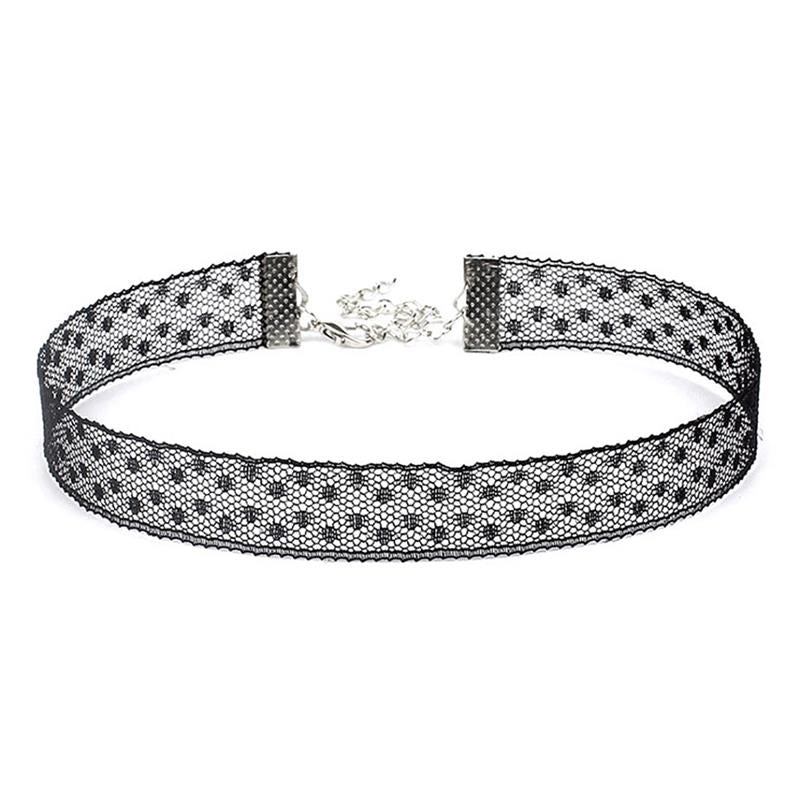 Elegant Women's Lace Flower Choker Necklace - Romantic Clavicle Jewelry