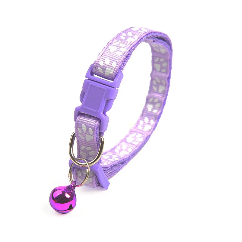 Cute Bell Pet Collar for Cats and Dogs - Adjustable with Pendant Bell