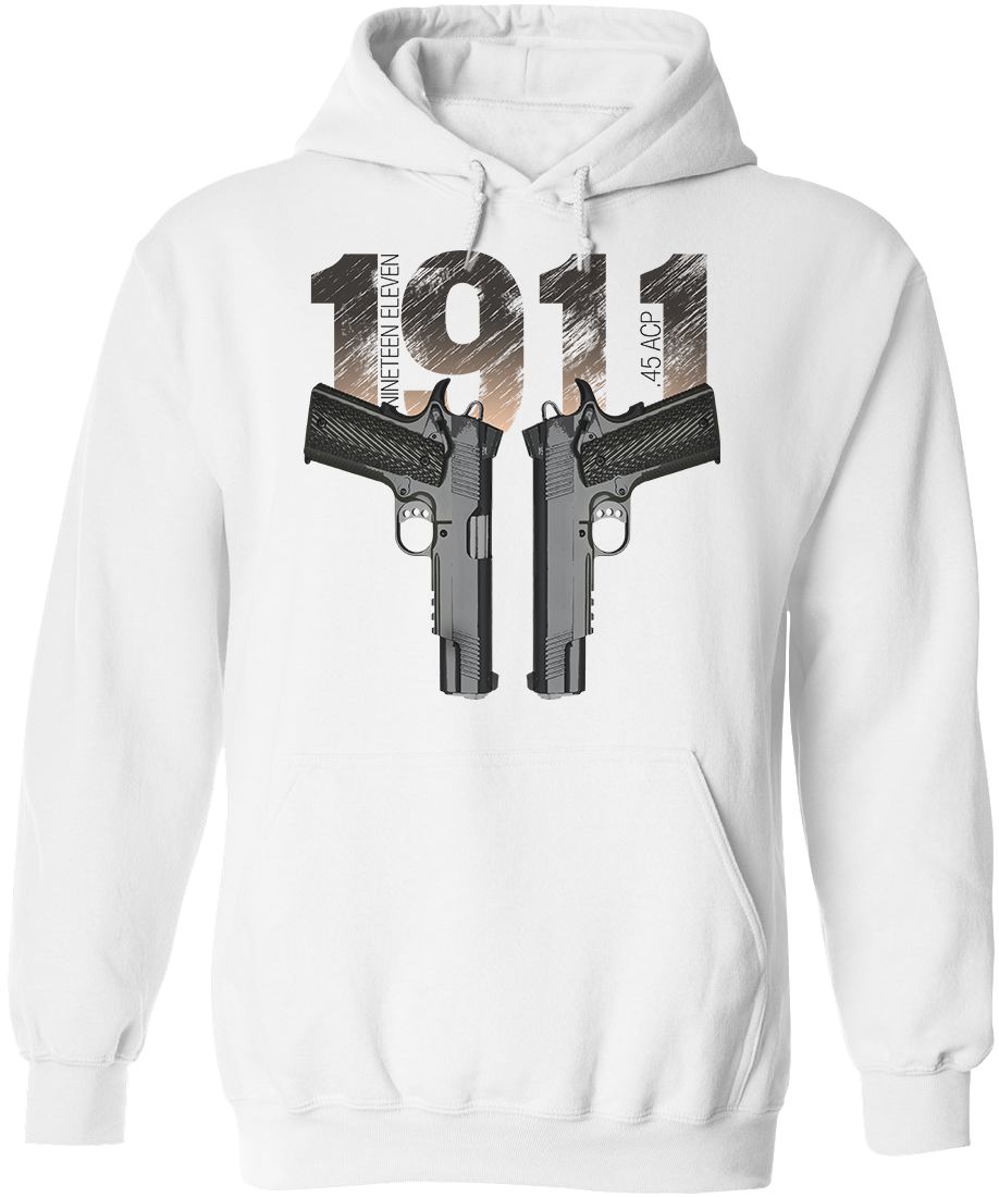 Colt 1911 Handgun Hoodie - Unique Design for Gun Enthusiasts