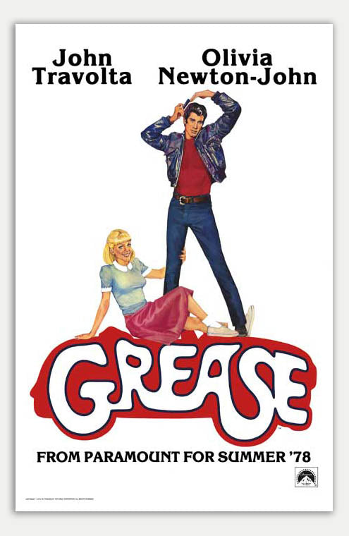 Grease - 11 x 17 Movie Poster (1978 Reprint, Advance)