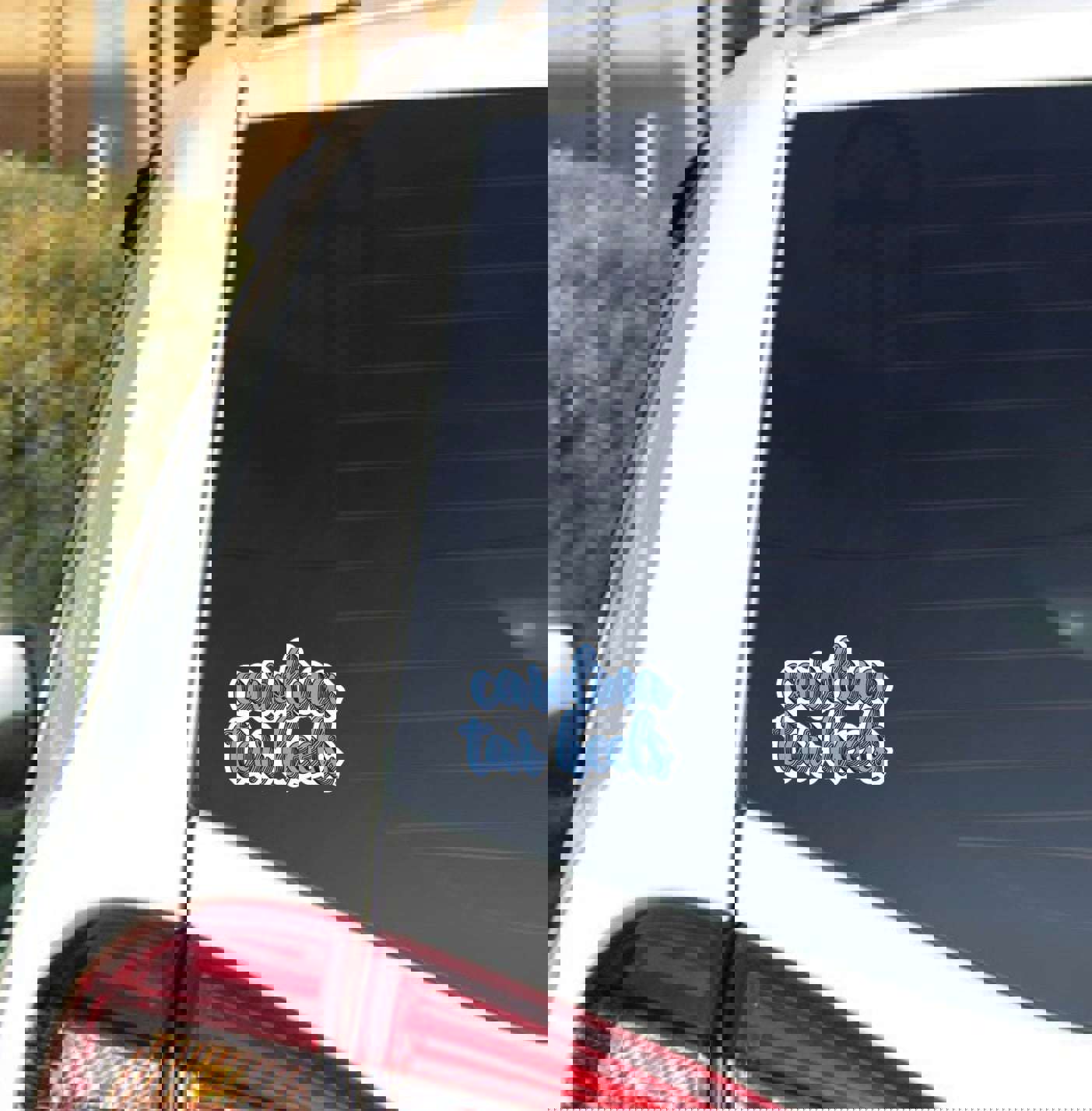 Carolina Tar Heels Shadow Script Decal Sticker - 3 Inches, Durable & Fade Resistant