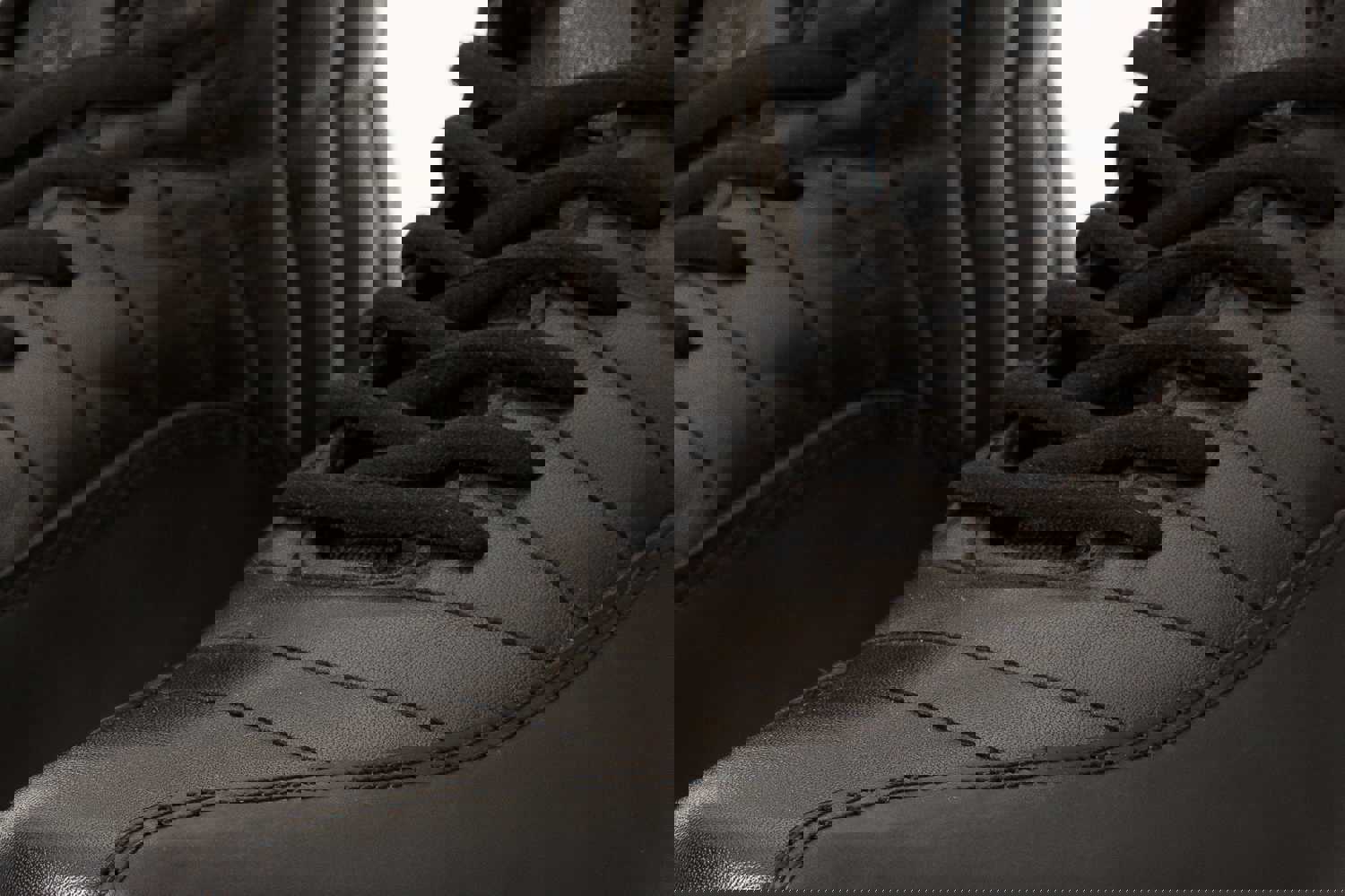 Merter Black Leather Casual Lace-Up Men Boot