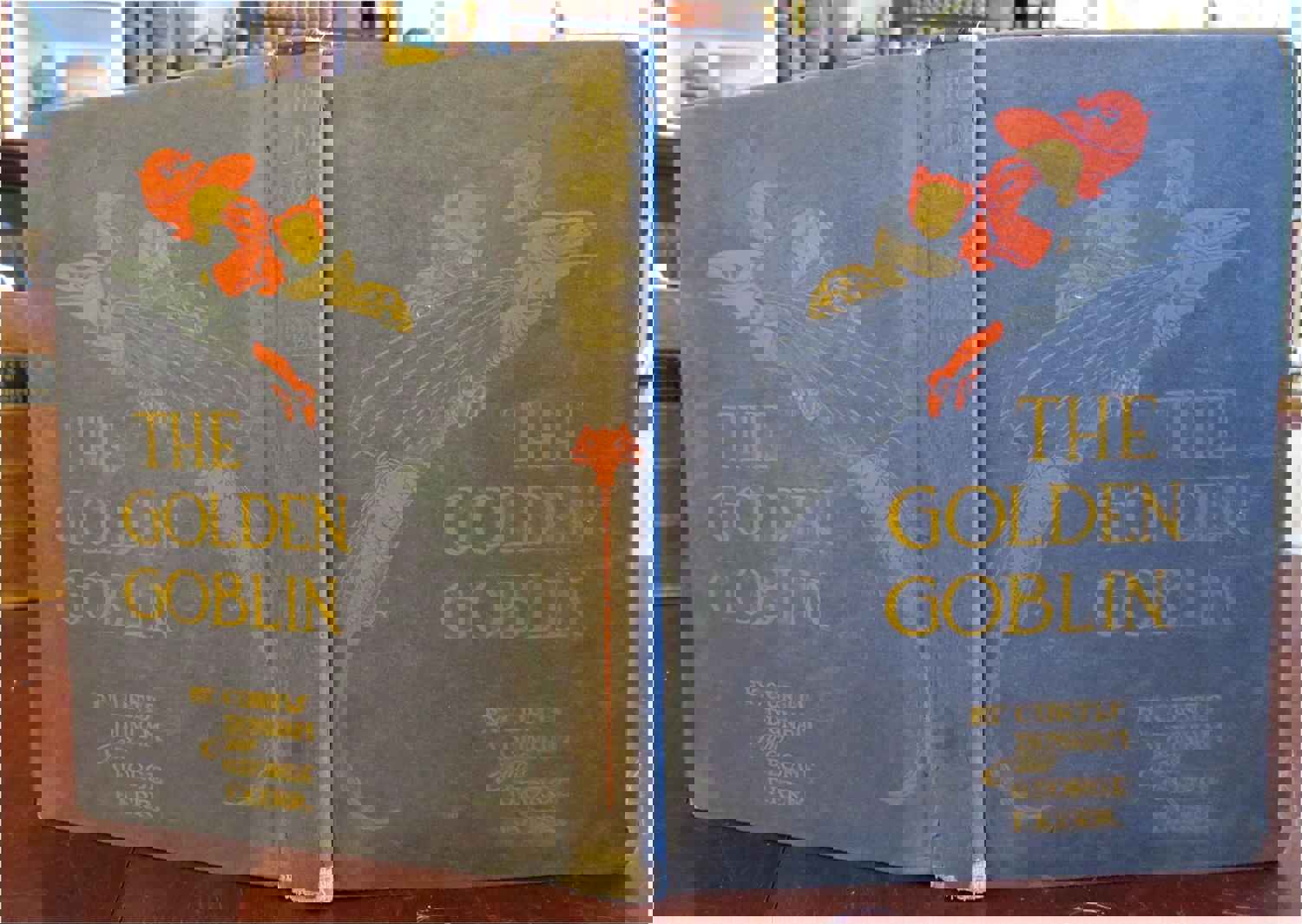 Golden Goblin Fantasy 1906 Dunham George Kerr Art Nouveau Illustrations Book