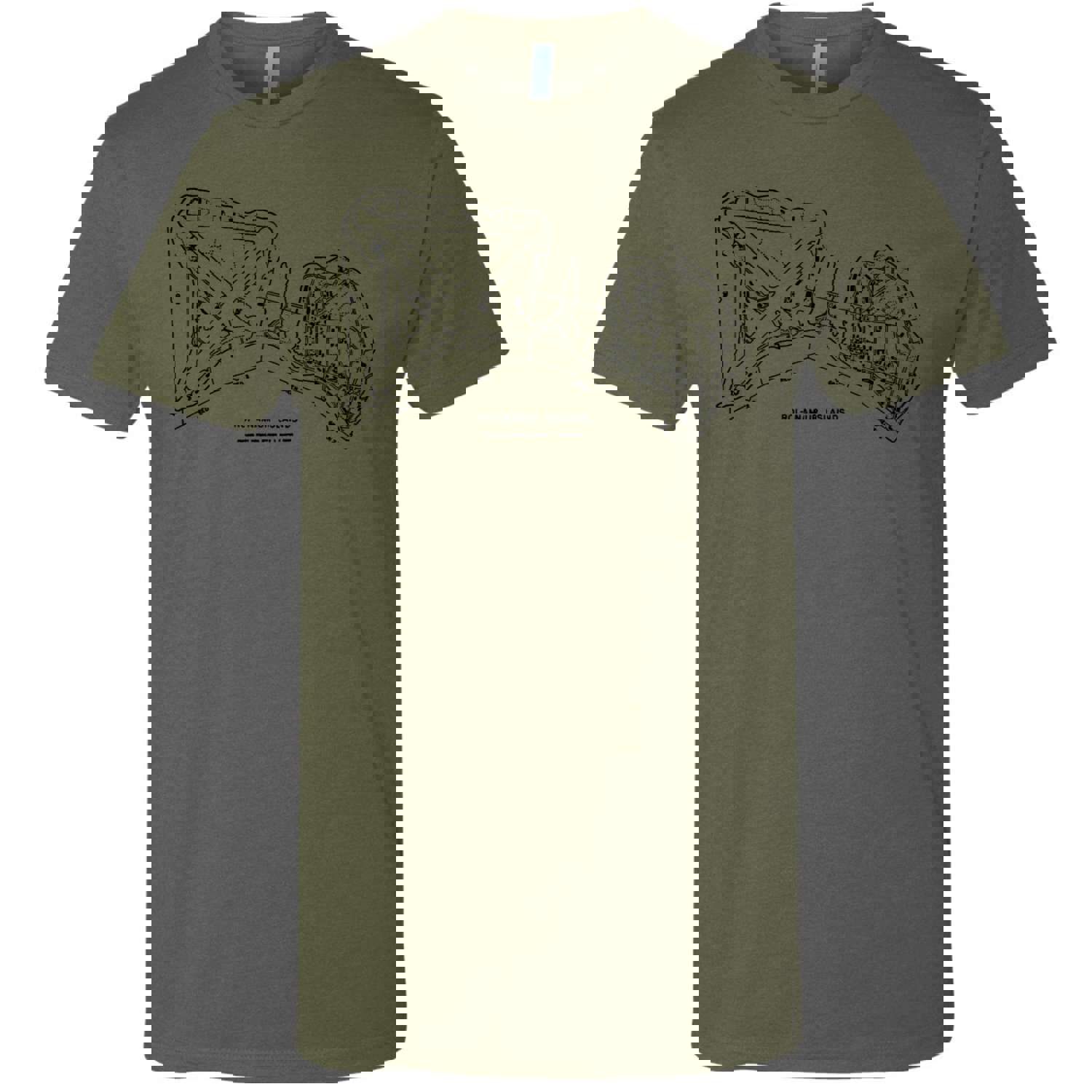 Roi-Namur Map Tee - Commemorative T-Shirt