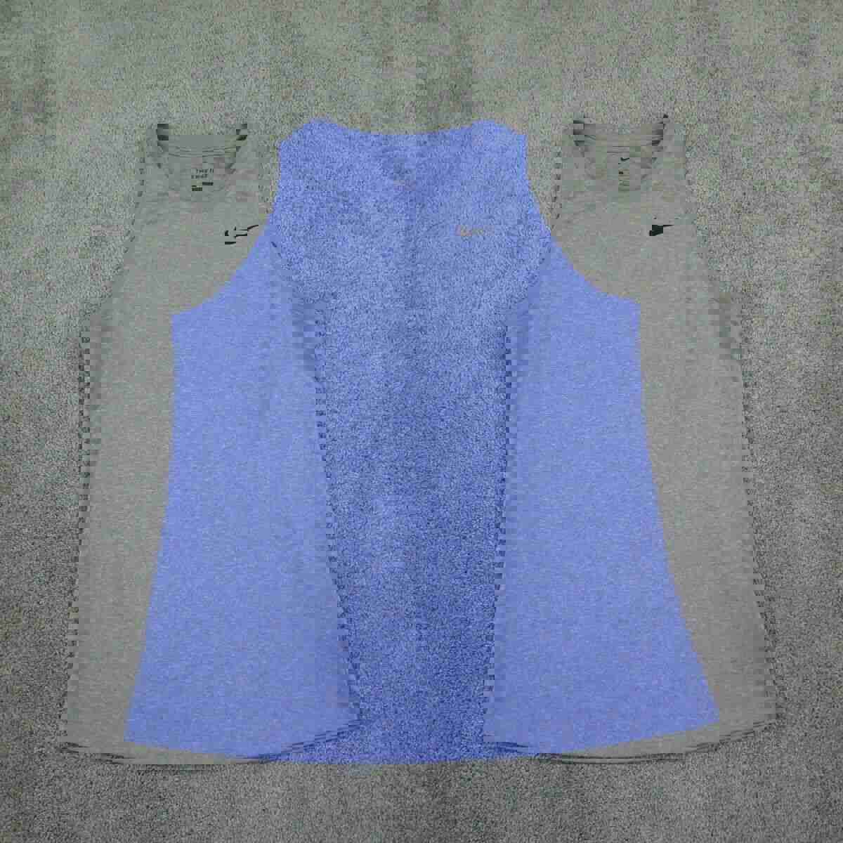 Nike Women's Purple Medium Dri-Fit Activewear Tank Top Sleeveless Sports Logo