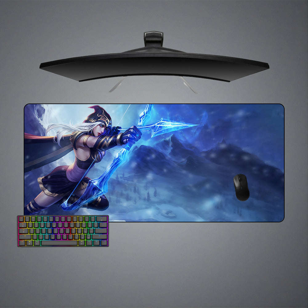 Ashe Design M-XXL Size Gaming Mouse Pad - Premium Cloth Surface for Enhanced Accuracy