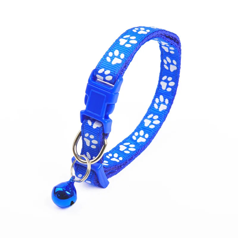Cute Bell Pet Collar for Cats and Dogs - Adjustable with Pendant Bell