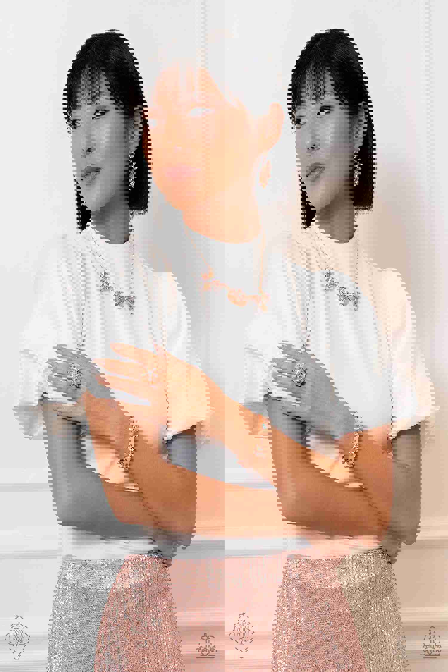 Fiercely 5th Avenue - Rose Gold December 2023 Fashion Accessory Set