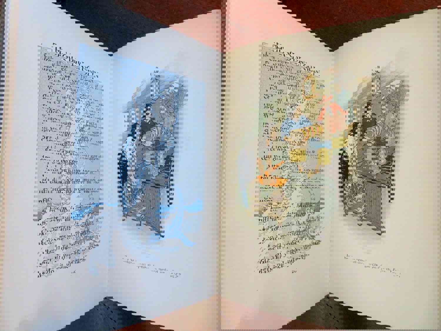 Golden Goblin Fantasy 1906 Dunham George Kerr Art Nouveau Illustrations Book