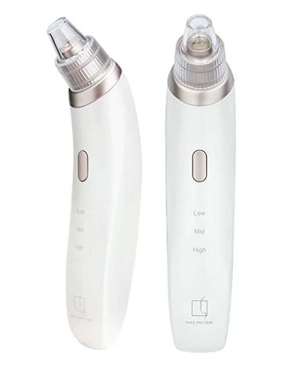 FACE FACTORY BEAUTY SUCTION - Korean Premium Blackhead Remover Vacuum for Pore Sebum Removal