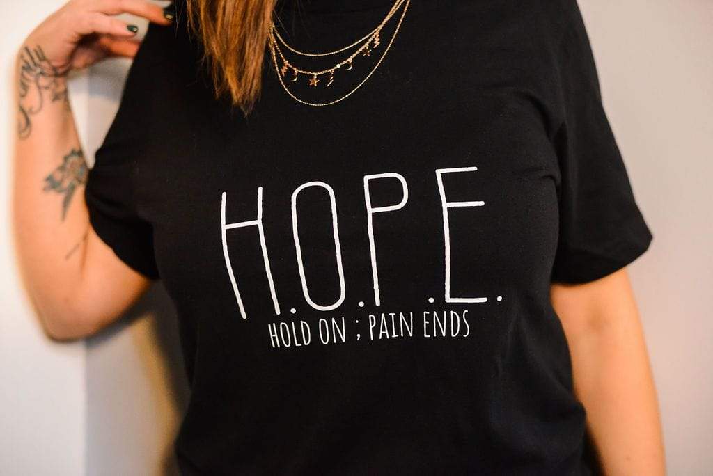 H.O.P.E. Hold On. Pain Ends. - Mental Health Awareness Shirt