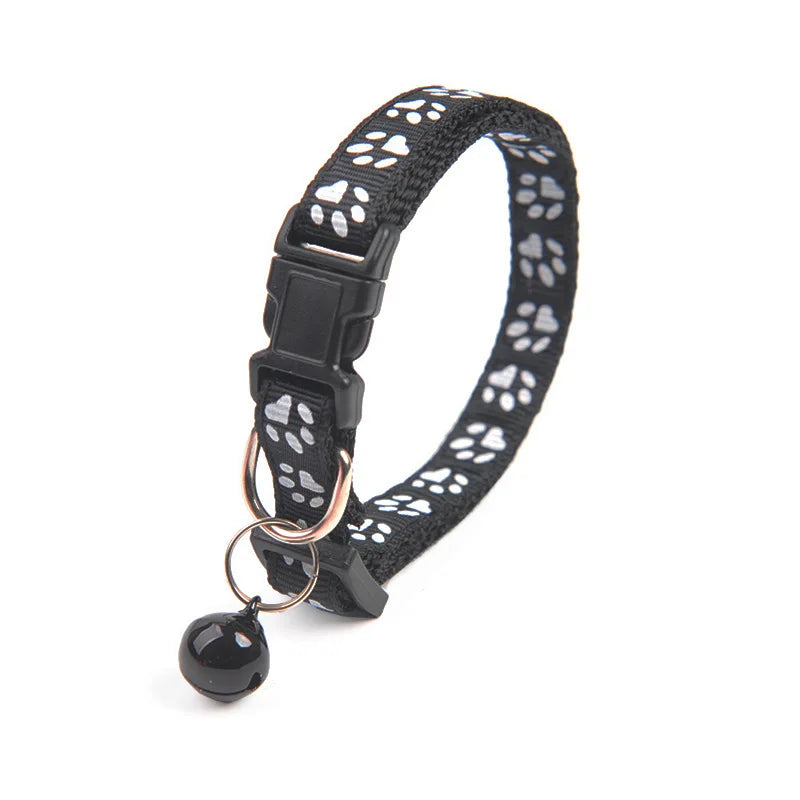 Cute Bell Pet Collar for Cats and Dogs - Adjustable with Pendant Bell