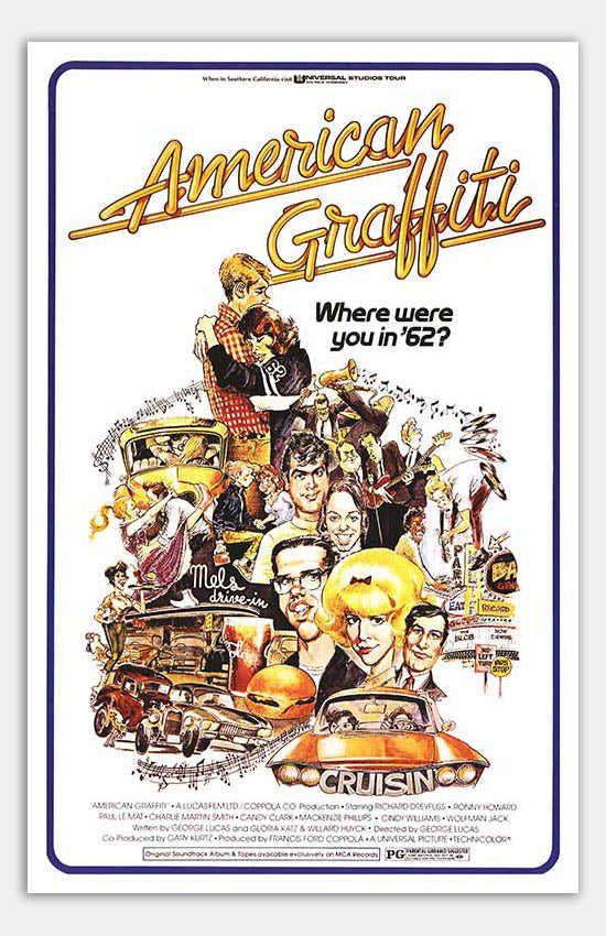 American Graffiti - 11 x 17 Movie Poster (1973 Reprint)