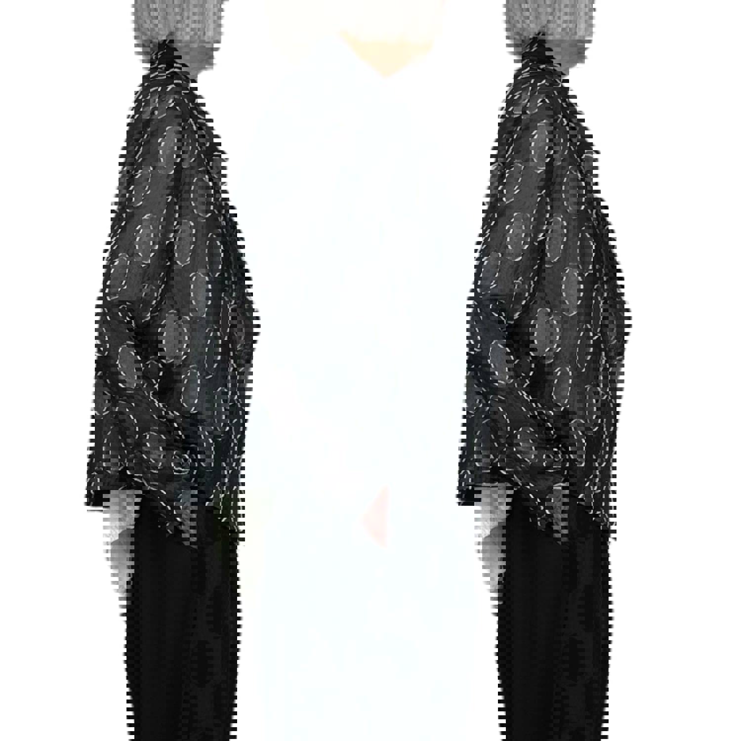 Textured Dot Sheer Jacket