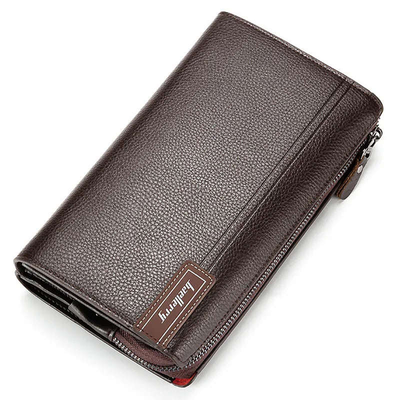 Baellerry Large Capacity PU Leather Men Clutch Bag with Handle