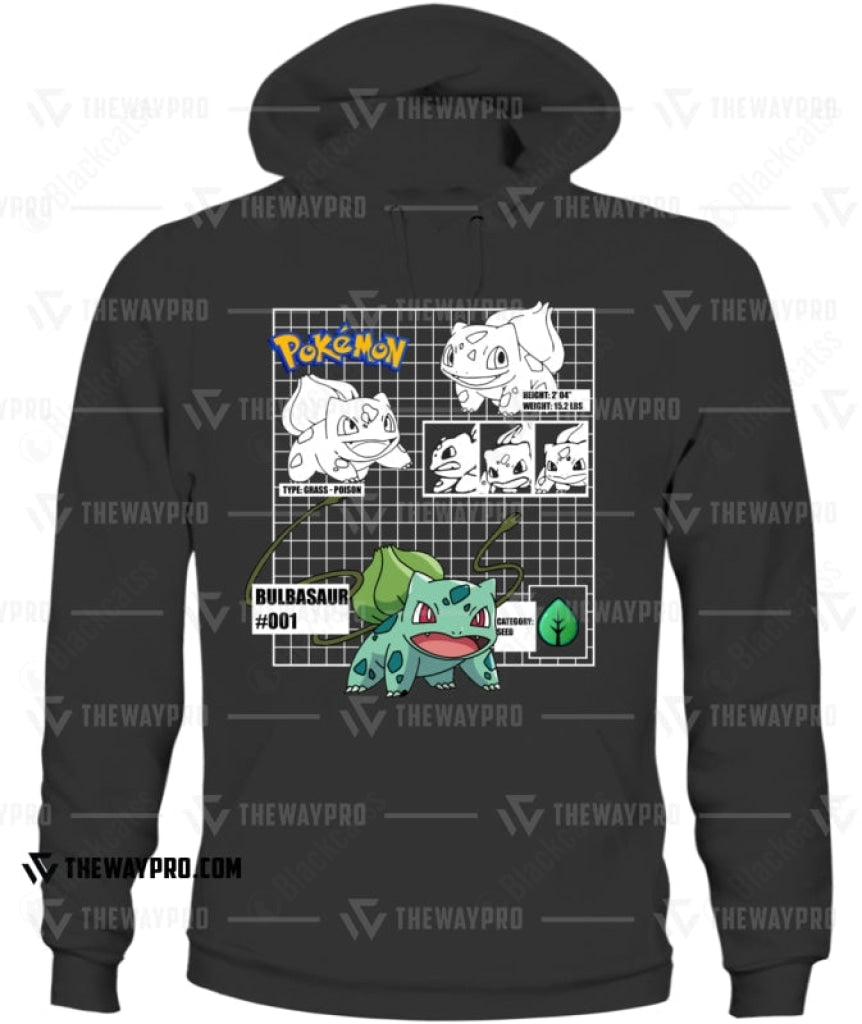 PKM Bulbasaur #001 Custom Graphic T-Shirt