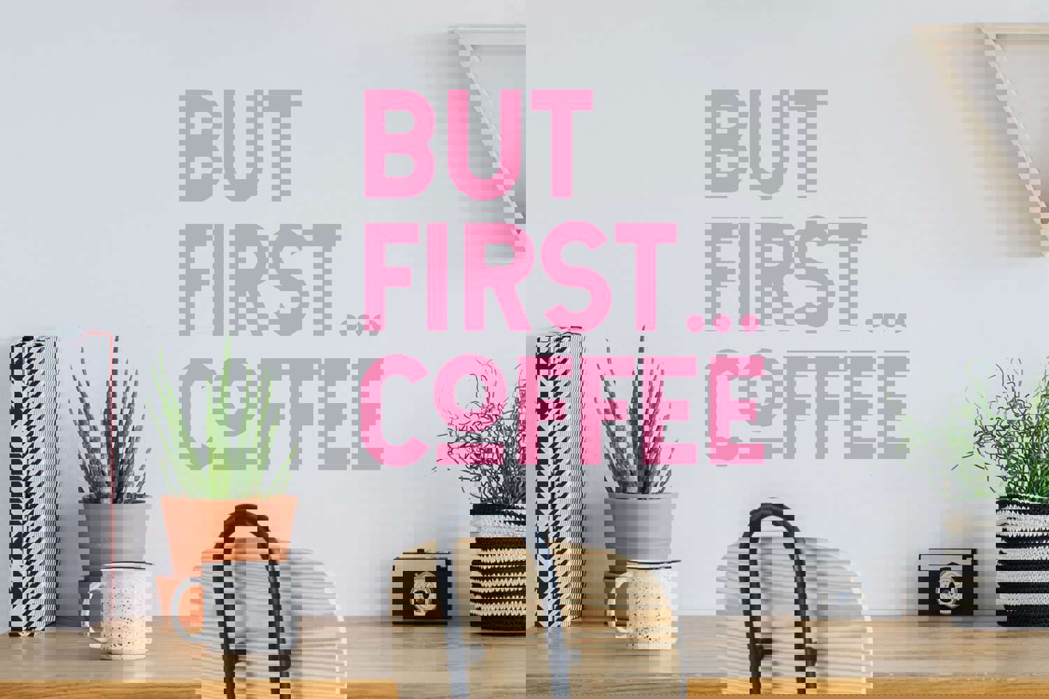 But First Coffee | Office Wall Decal