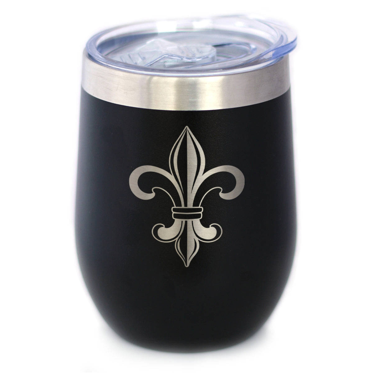 Fleur de Lis - Cute Lily Themed Wine Tumbler for French & Italian Culture Lovers