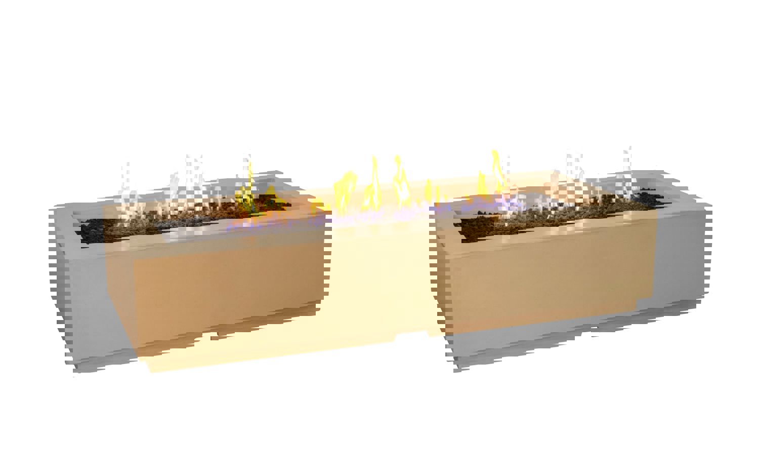 American Fyre Designs 72 Louvre Long Rectangle Fire Pit