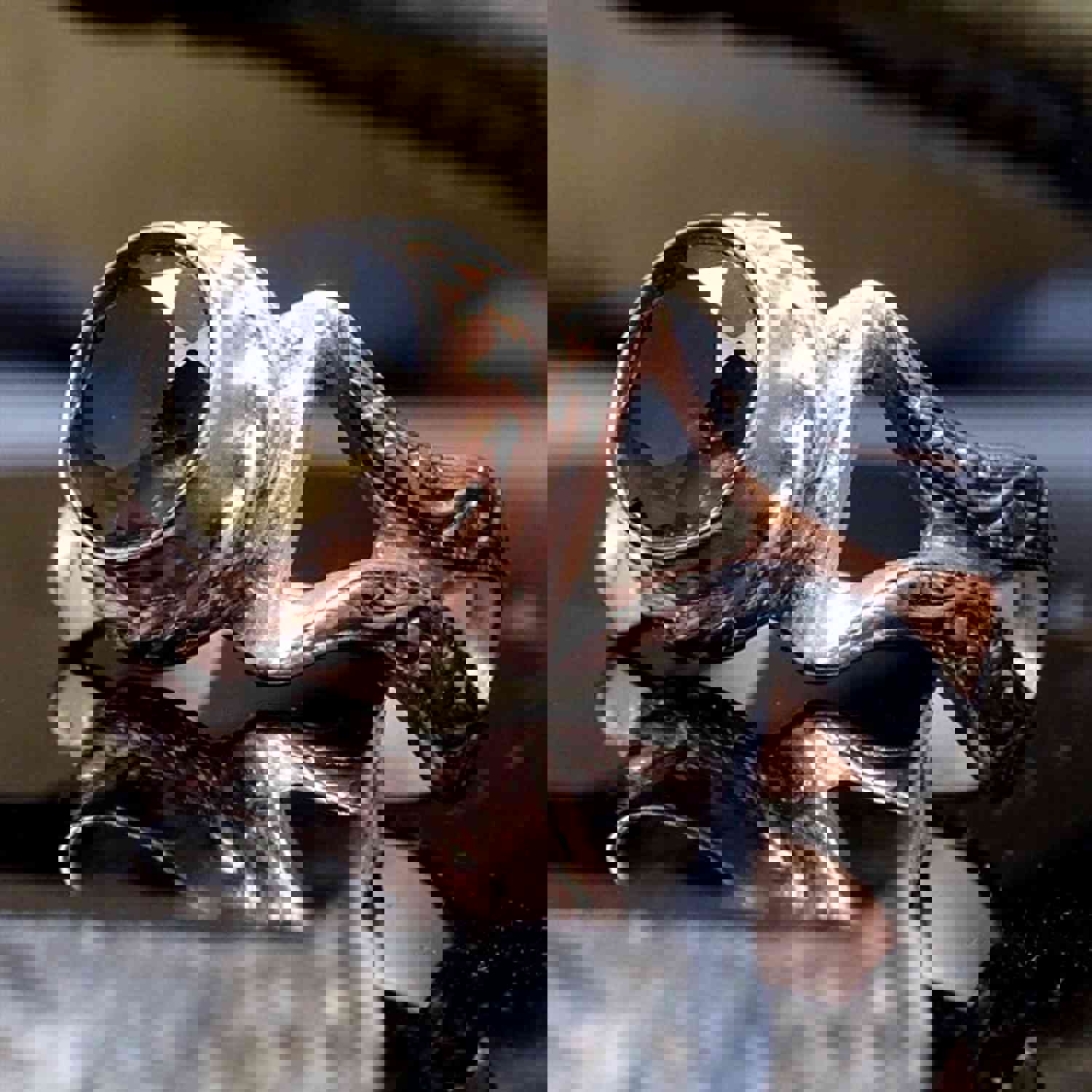 Rose Gold-Plated Smoky Quartz Sterling Silver Ring - Elegant Jewelry Gift for Women