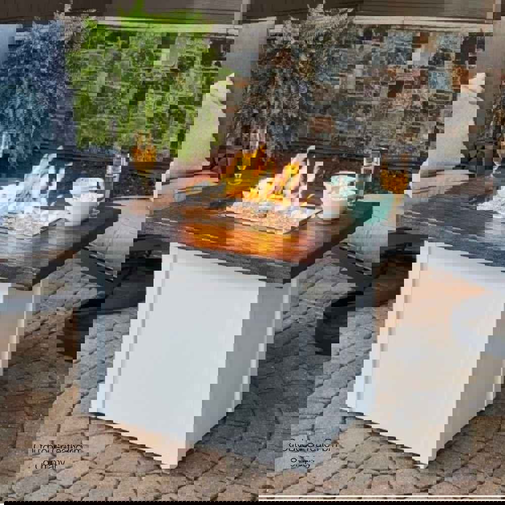 The Outdoor GreatRoom Company Havenwood 44-Inch Rectangular Gas Fire Pit Table