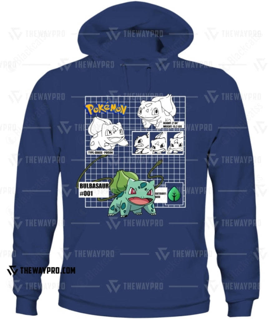 PKM Bulbasaur #001 Custom Graphic T-Shirt