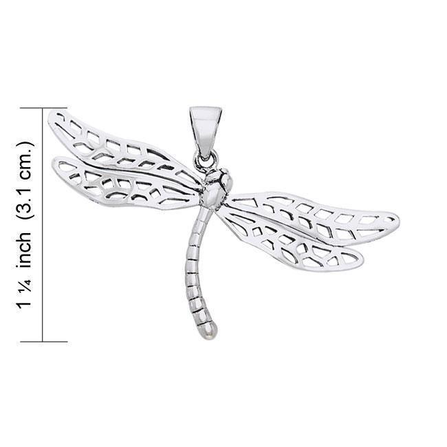 Dragonfly Sterling Silver Pendant Jewelry TPD1153 - Symbol of Flexibility and Change