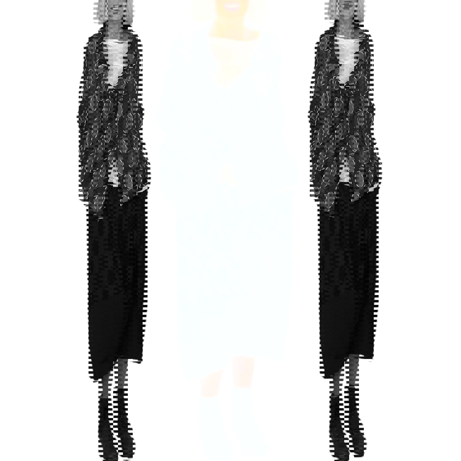 Textured Dot Sheer Jacket