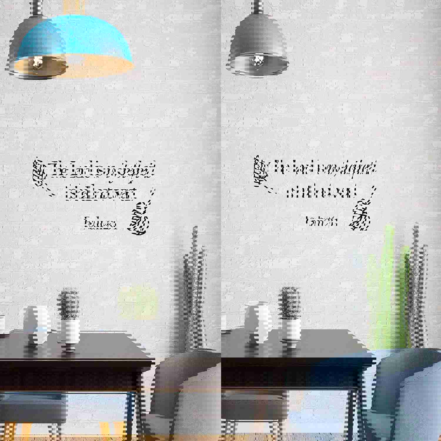 Religious Quotes Vinyl Wall Sticker - Customizable Bible Verse Decal