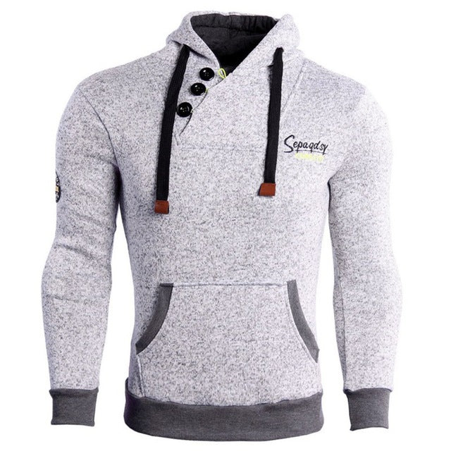 Men's Running Hooded Jacket Compression Tights for Training and Fitness