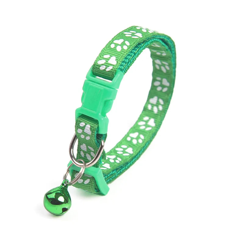 Cute Bell Pet Collar for Cats and Dogs - Adjustable with Pendant Bell